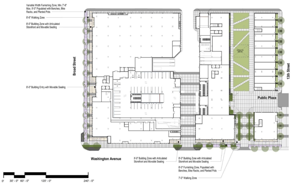 1001 S. Broad St. site plan