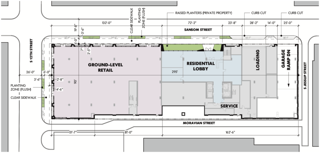 123 S 12th St floor plan