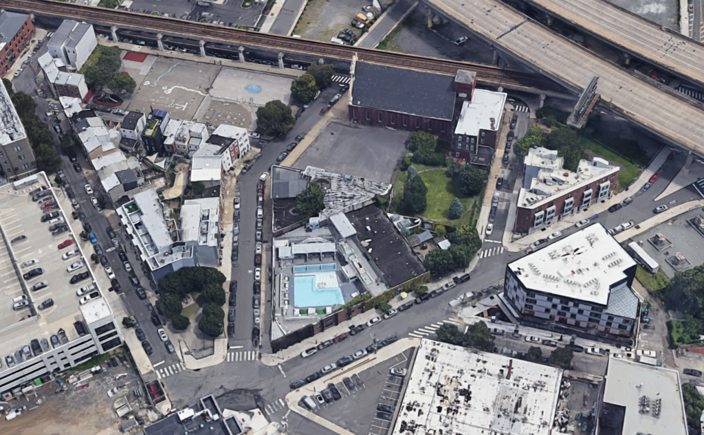 Aerial View of Vesper Day Club at 1031 Germantown Avenue