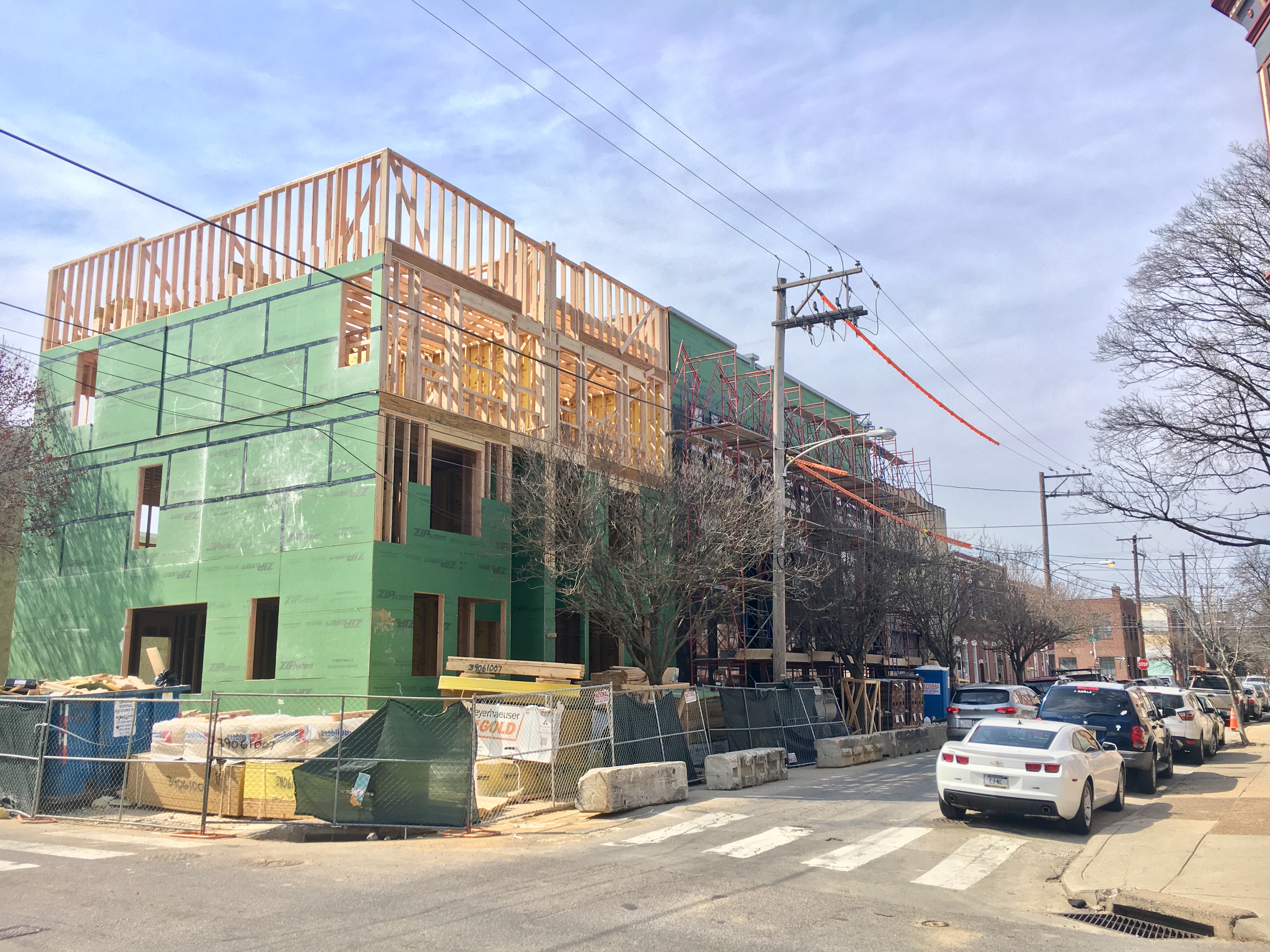 Residences at Susquehanna under construction