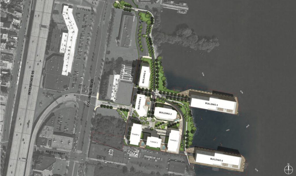 Liberty on the river site plan