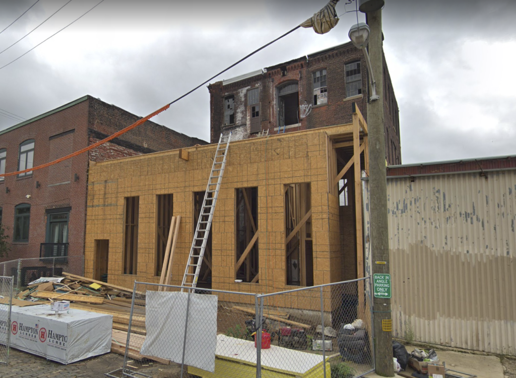 addition under construction 2045 Trenton Ave