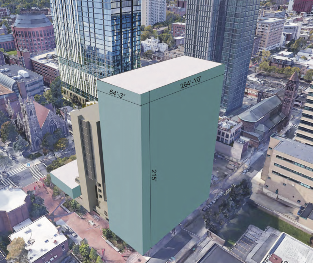 The International House Redevelopment Massing