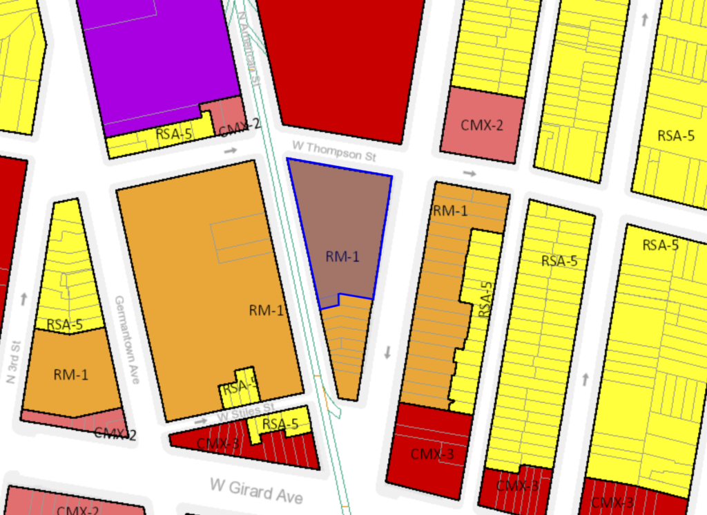 1222 N 2nd St Property Lines