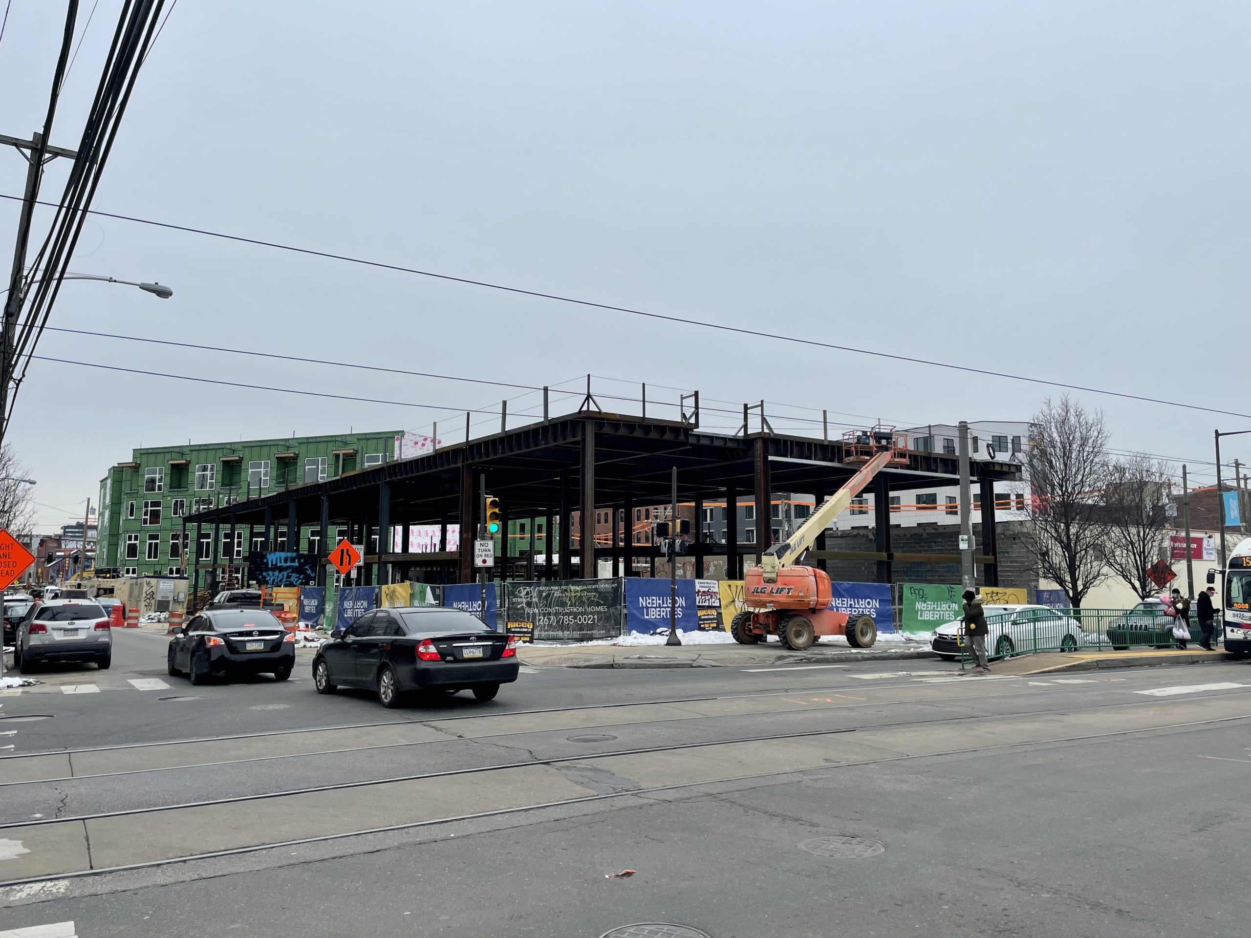 North Liberties Triangle under construction