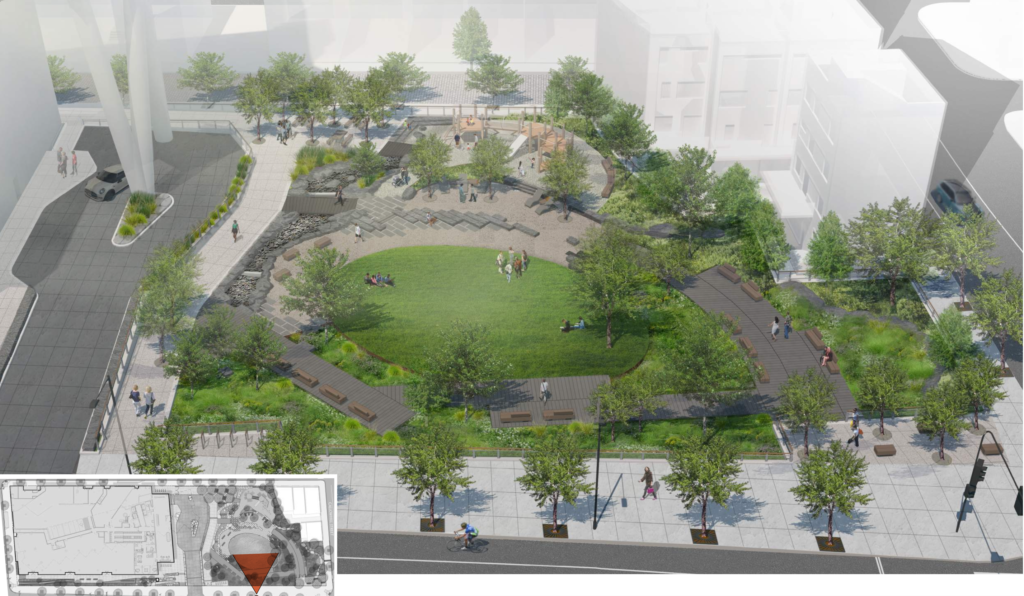 300 N Christopher Columbus Blvd Rendering park