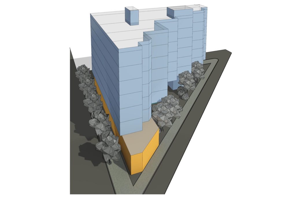 130 West Girard Avenue Massing